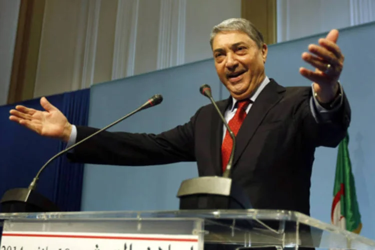 Ali Benflis: candidato disse que o seu foco será o combate a corrupção e que buscará falar para uma geração jovem ansiosa por mudança (Louafi Larbi/Reuters)