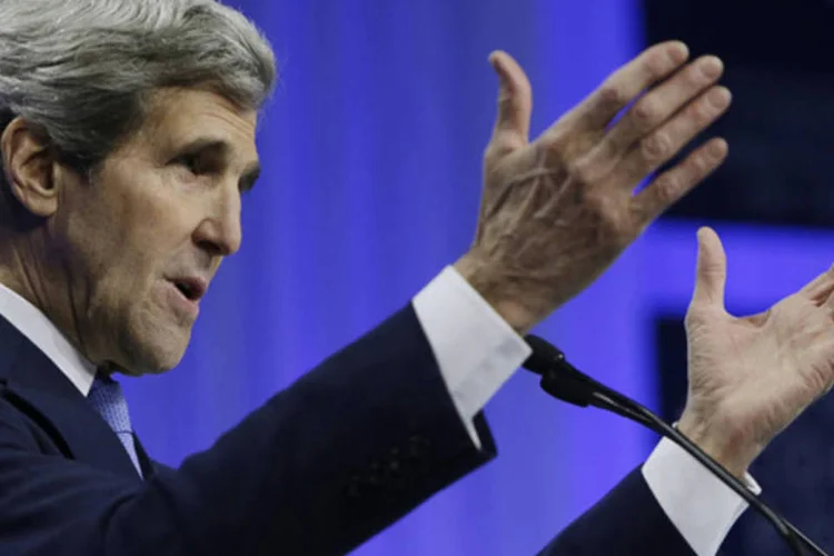 
	John Kerry: apoiaremos os esfor&ccedil;os do presidente eleito, disse Kerry
 (Gary Cameron/Reuters)