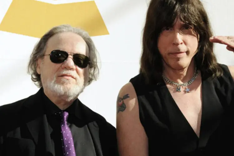 Tommy Ramone e Mark Ramone: Tommy, baterista da formação original do The Ramones, morreu aos 65 anos (REUTERS/Phil McCarten)