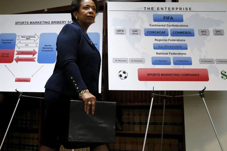 
	A secret&aacute;ria de justi&ccedil;a dos Estados Unidos, Loretta Lynch
 (REUTERS/Shannon Stapleton)
