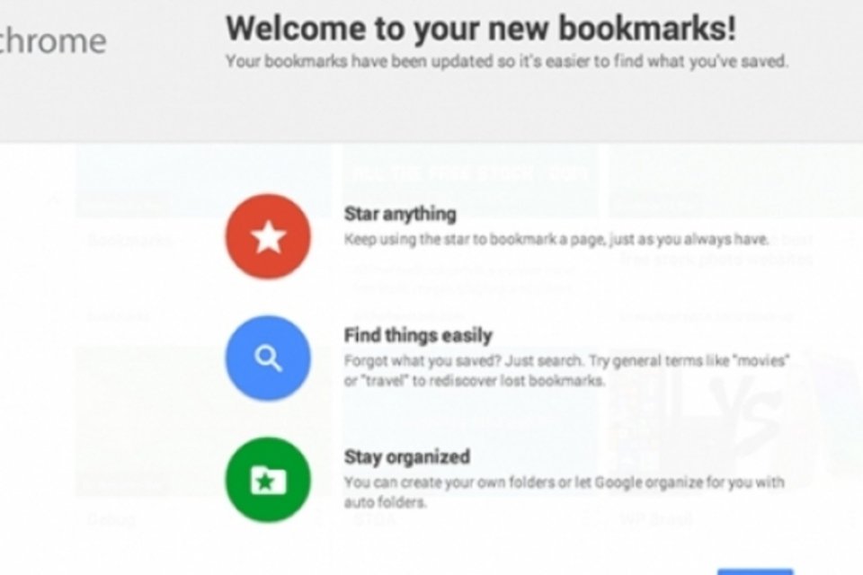 Google lança plugin para ajudar a organizar seus favoritos no Chrome
