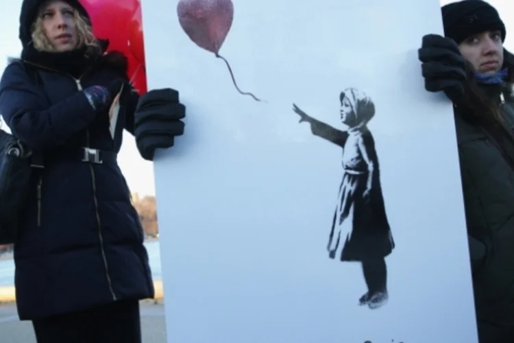 Obra de Banksy  (Getty Images)