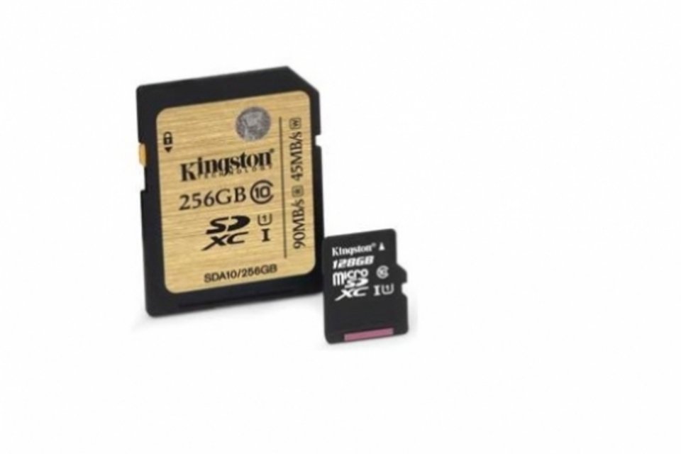 Kingston apresenta cartão SD classe 10 de 256 GB