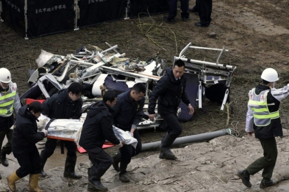 Caixas-pretas revelam que turbinas de avião de Taiwan falharam