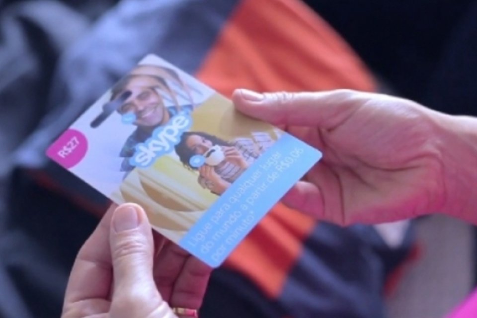 Skype estreia cartão pré-pago para ligações no Brasil
