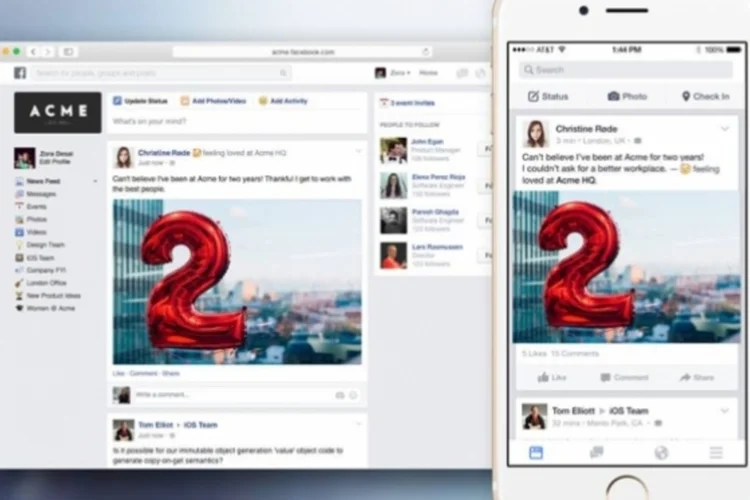 Facebook at Work (Divulgação/Facebook)
