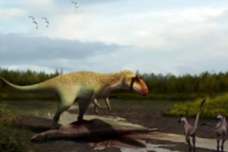 Descoberta espécie de dinossauro que aterrorizava tiranossauros