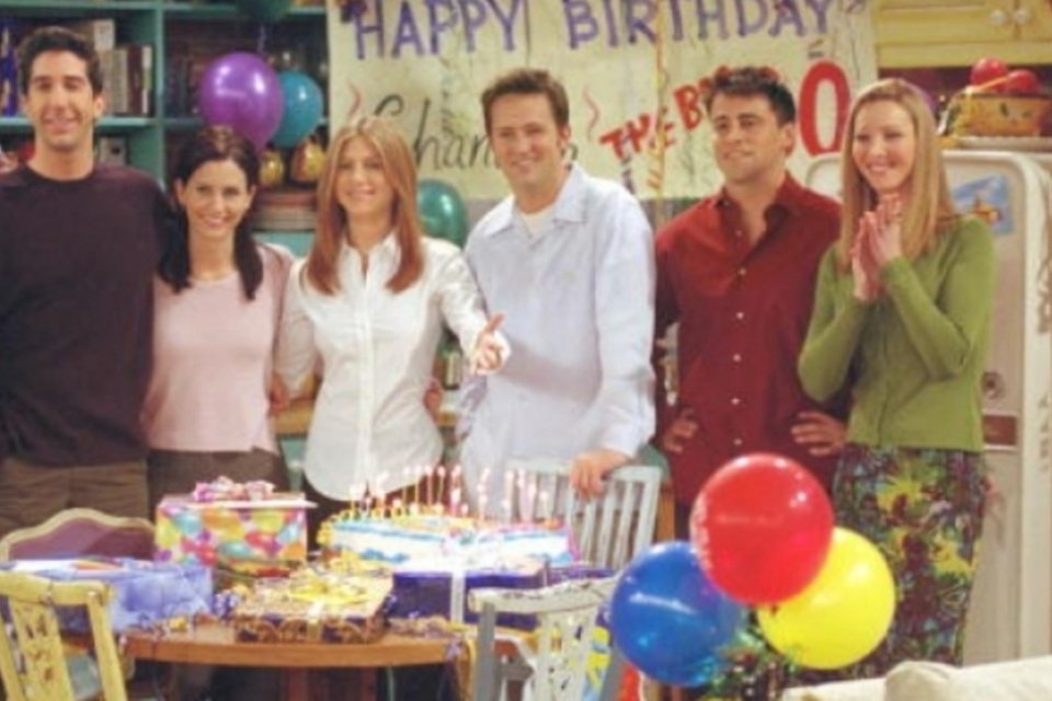 Dez anos de saudades da série Friends