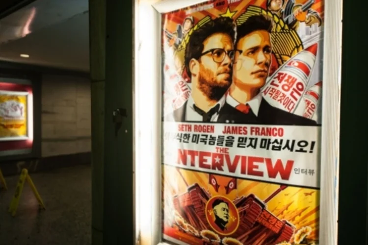 Cartaz do filme A Entrevista (Getty Images)