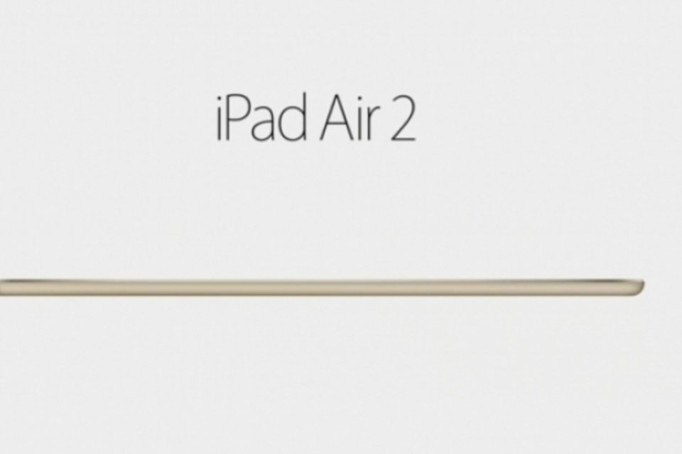 Apple apresenta iPad Air 2 e iPad mini 3 com leitor biométrico