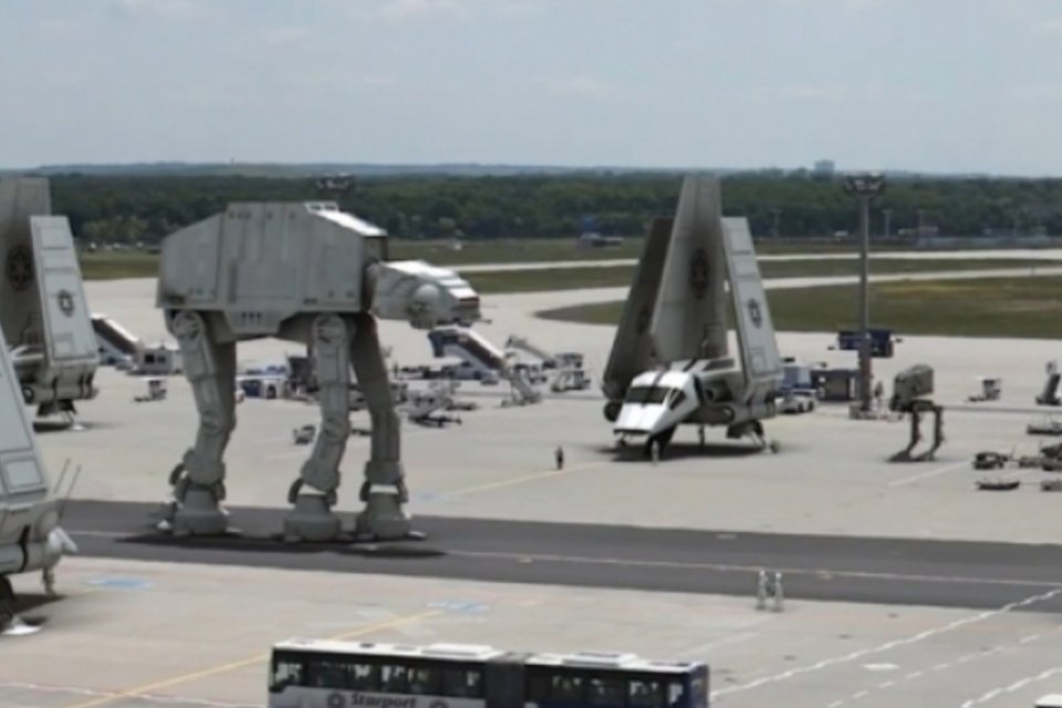 Vídeo 'vazado' transforma aeroporto em base imperial de Star Wars