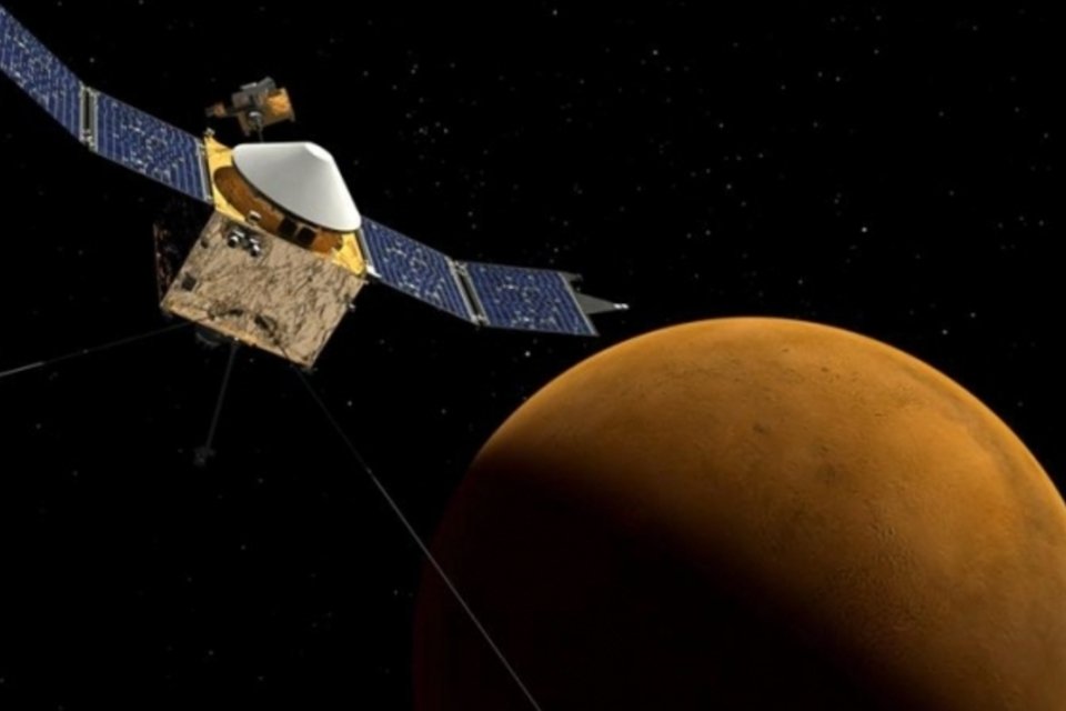 Sonda que estudará atmosfera de Marte entra na órbita do planeta