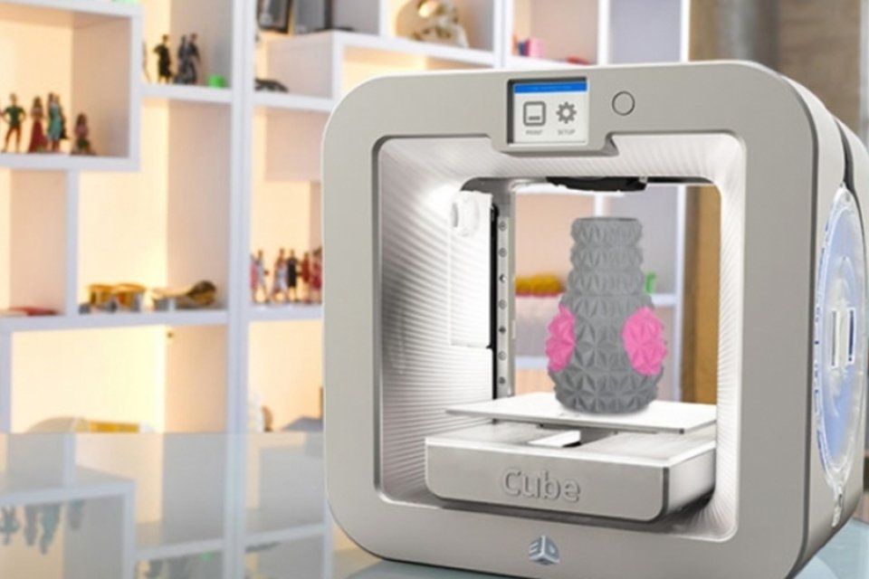 3D Systems lança impressora 3D no Brasil por R$ 5 220