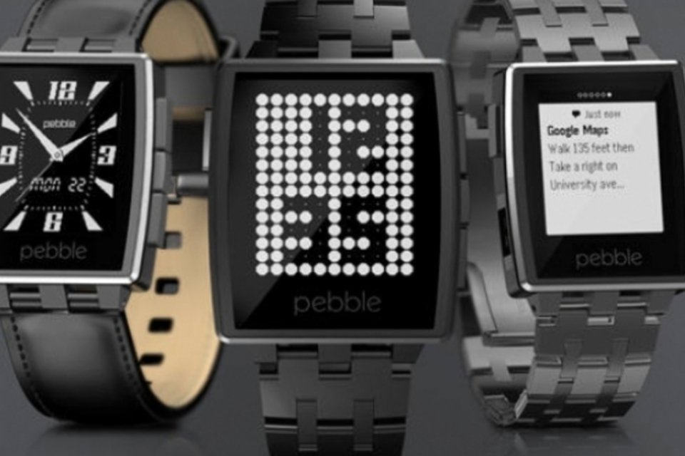 Relógio Pebble vende 400 mil unidades e tem receita de US$ 60 milhões