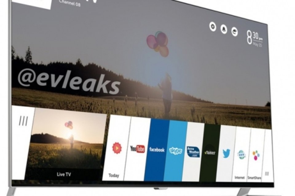 Vaza imagem de primeira televisão da LG com webOS