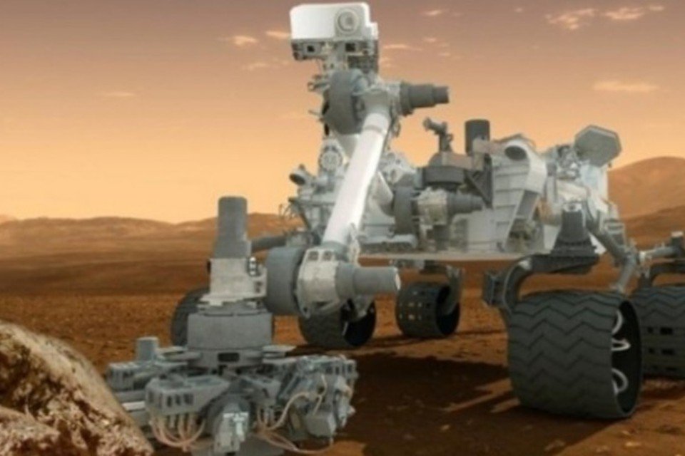Curiosity completa um ano de exploração em Marte