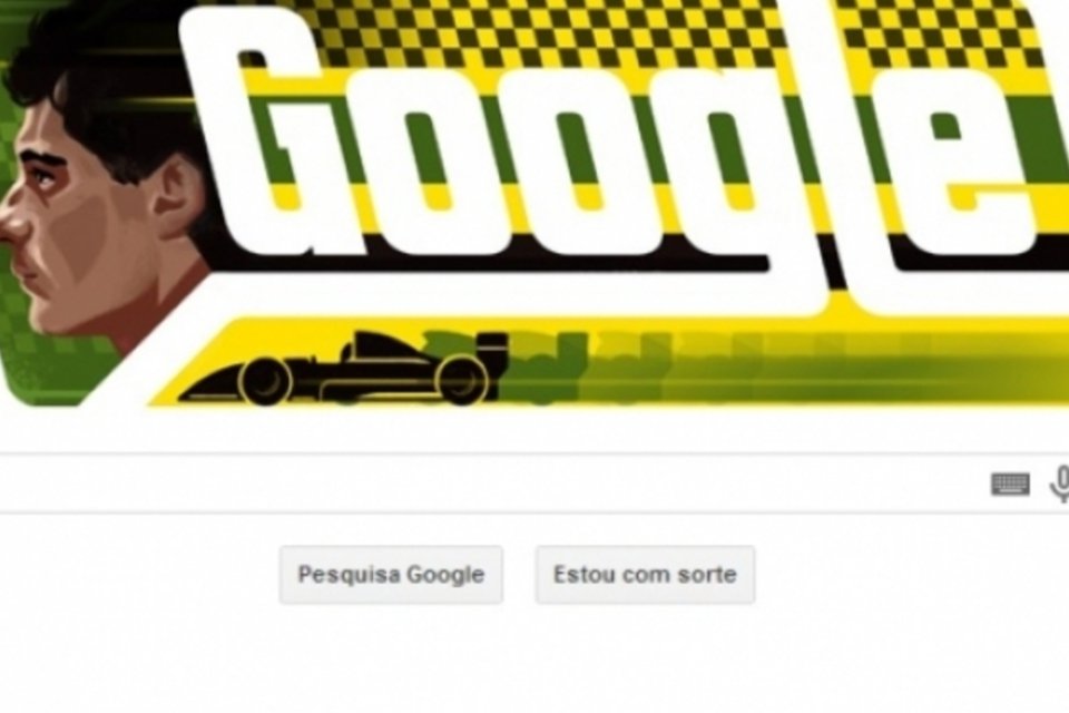 Google faz homenagem aos 54 anos de Ayrton Senna