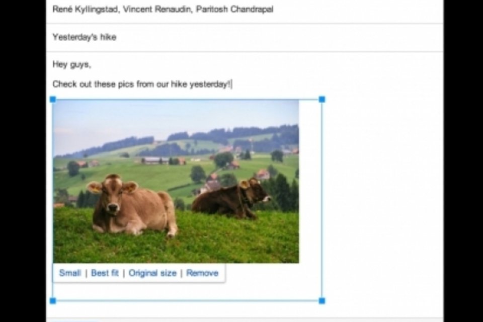 Versão do Gmail para PCs pode anexar fotos de smartphones