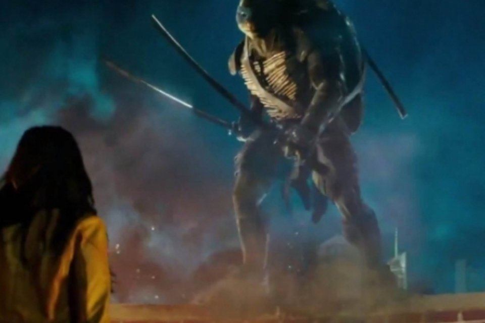 Veja o visual das gigantes Tartarugas Ninja no primeiro trailer do filme