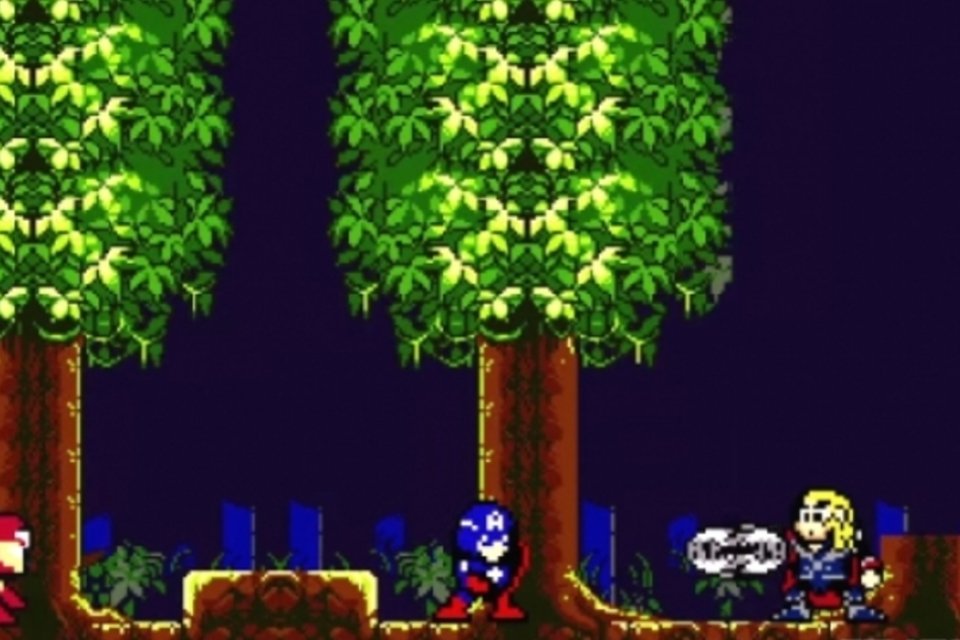 Os Vingadores: canal cria versão do filme como jogo em 8 bits