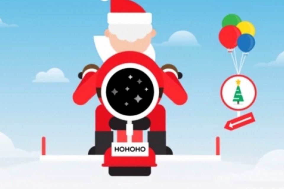 Siga o Papai Noel: site do Google tem mapa da viagem e games de Natal, Tecnologia