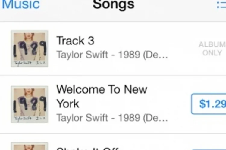 itunes taylor (Reprodução)