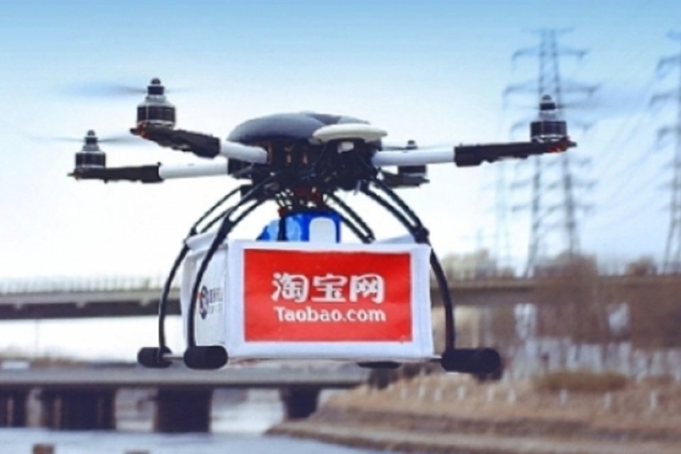 Alibaba inicia testes para entregas com drones