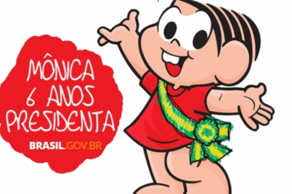 Mônica diz que quer ser presidenta quando crescer