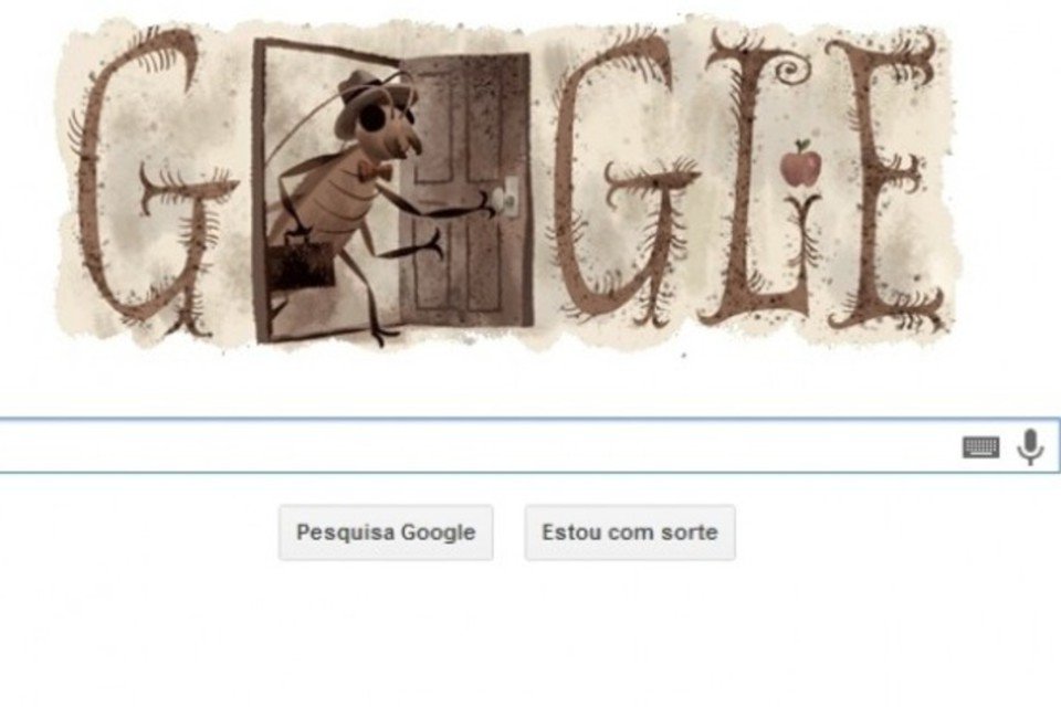Google homenageia Franz Kafka com Doodle