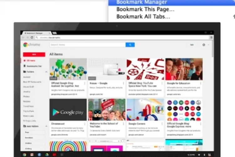 Bookmarks (Divulgação/Google)