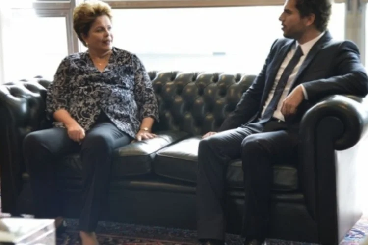Dilma e Artur Avila (Antonio Cruz/ Agência Brasil)