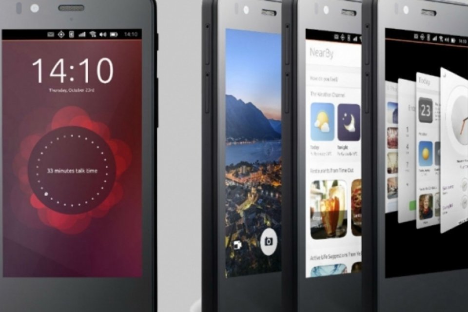 Primeiro smartphone com sistema Ubuntu chega ao mercado por 170