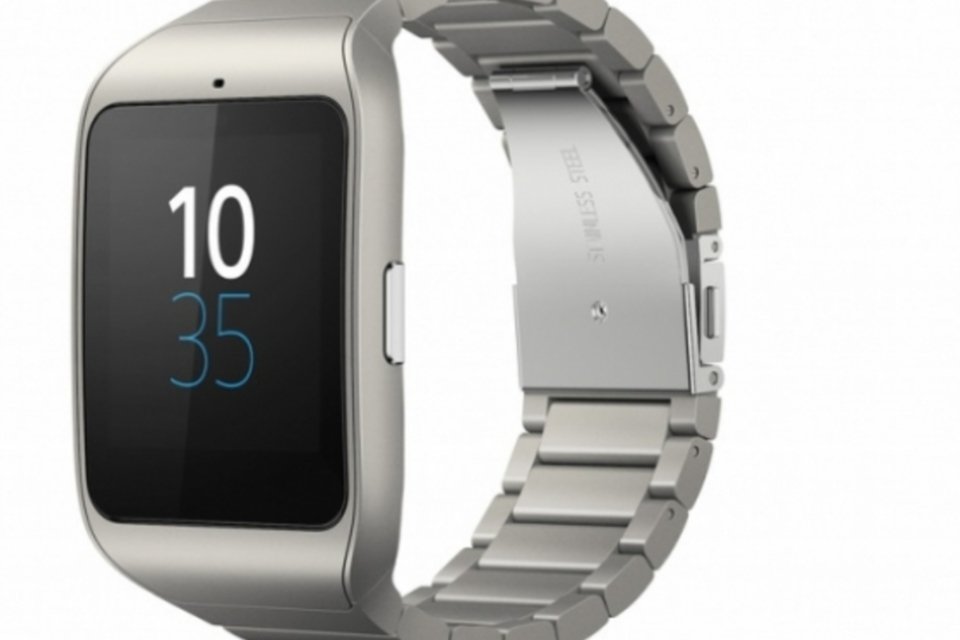 Sony apresenta relógio inteligente com pulseira de aço