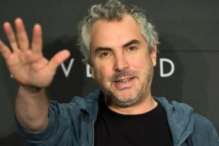 O cineasta Alfonso Cuarón: "Roma" teve 10 indicações ao Oscar deste ano (Ronaldo Schemidt/AFP)