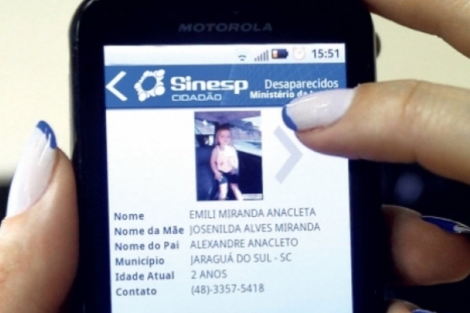 Aplicativo auxilia na busca de pessoas desaparecidas