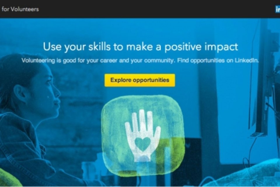 LinkedIn cria página para busca por trabalhos voluntários