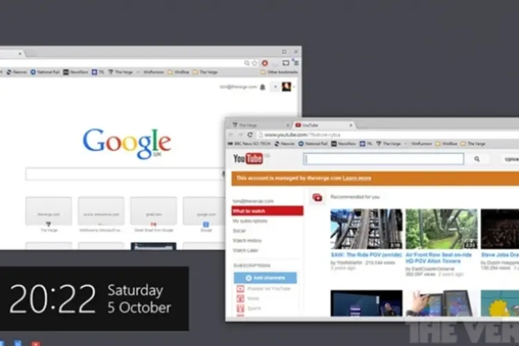 google windows 8 ( Reprodução / TheVerge)