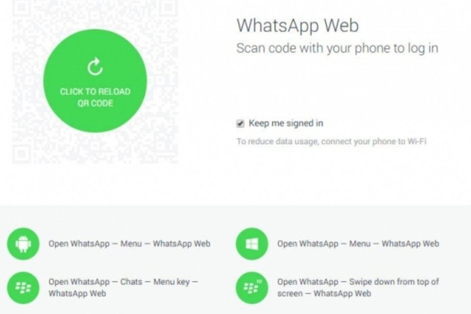 WhatsApp lança versão web