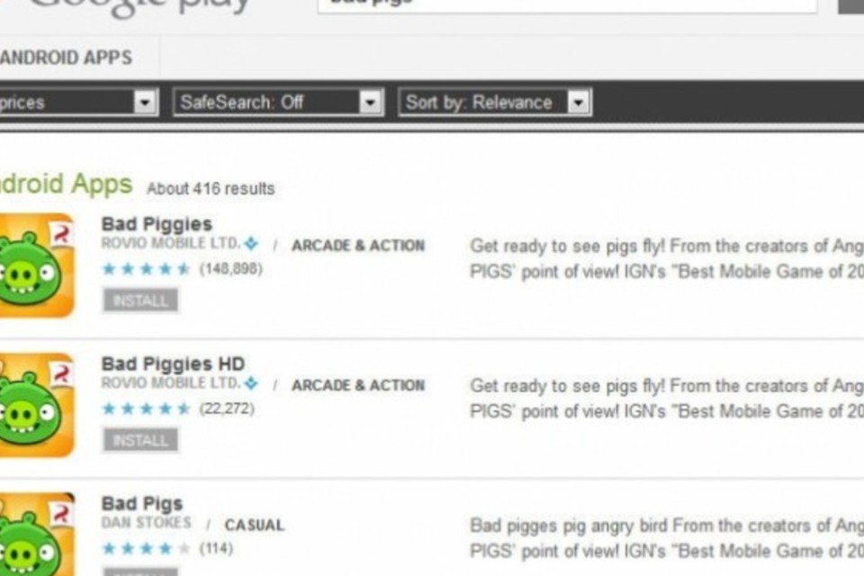 Falso game Bad Piggies espalha malware na Google Play