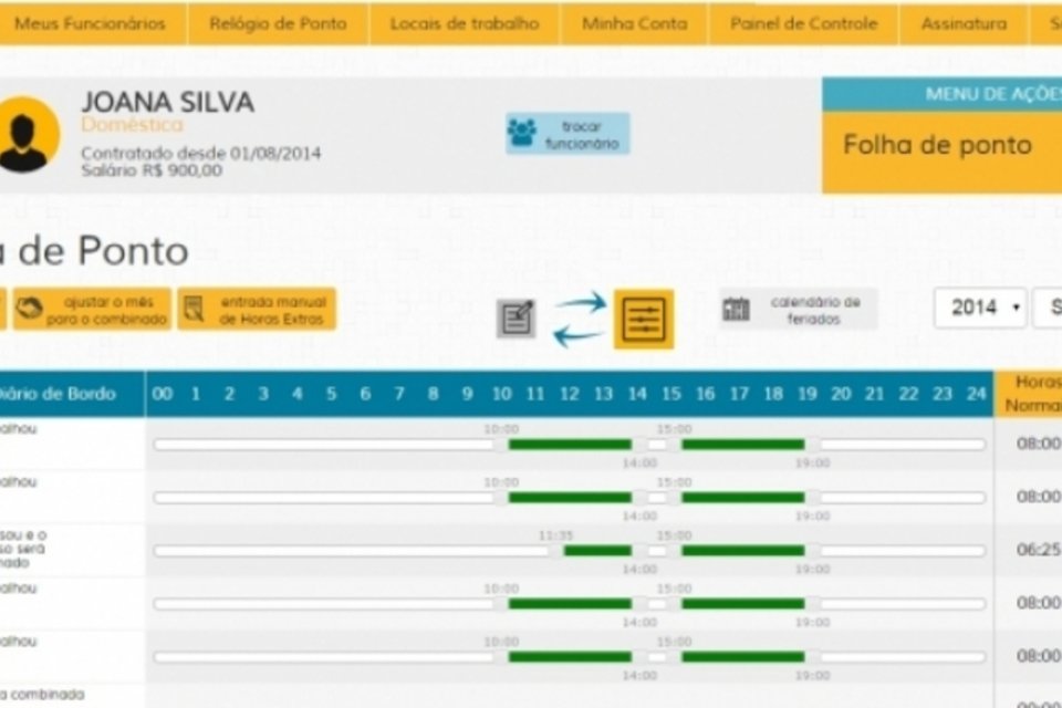 Startup brasileira lança folha de ponto digital para empregados domésticos