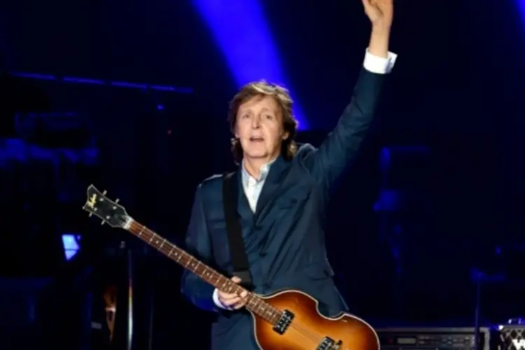 Paul McCartney: "Paul McCartney toca bateria em uma de nossas canções. Ele é um amigo", disse Grohl (Kevin Winter/Getty Images)