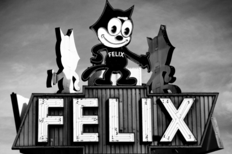 Gato Felix é um personagem de desenho - Desenhos antigos
