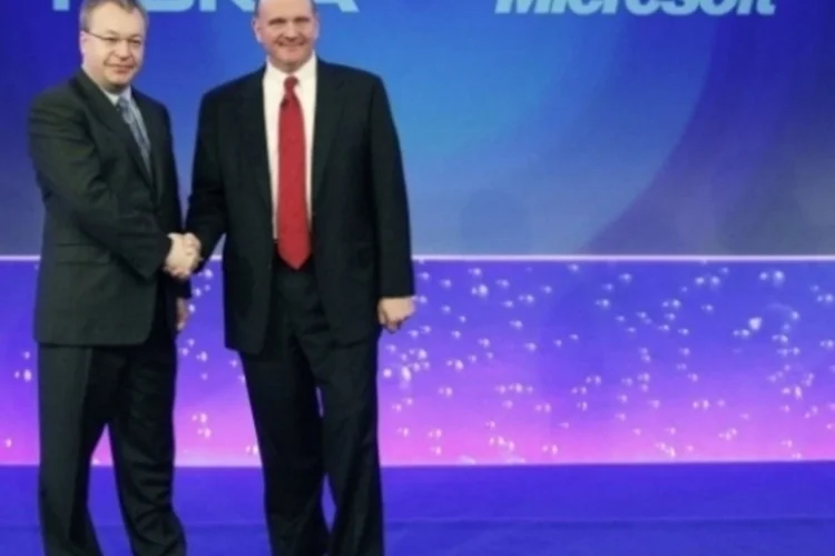 Ballmer e Elop (Getty Images)
