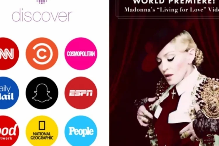madonna snapchat (Reprodução)