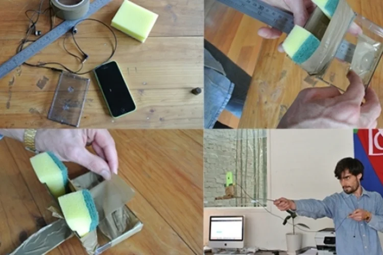 selfie stick caseira