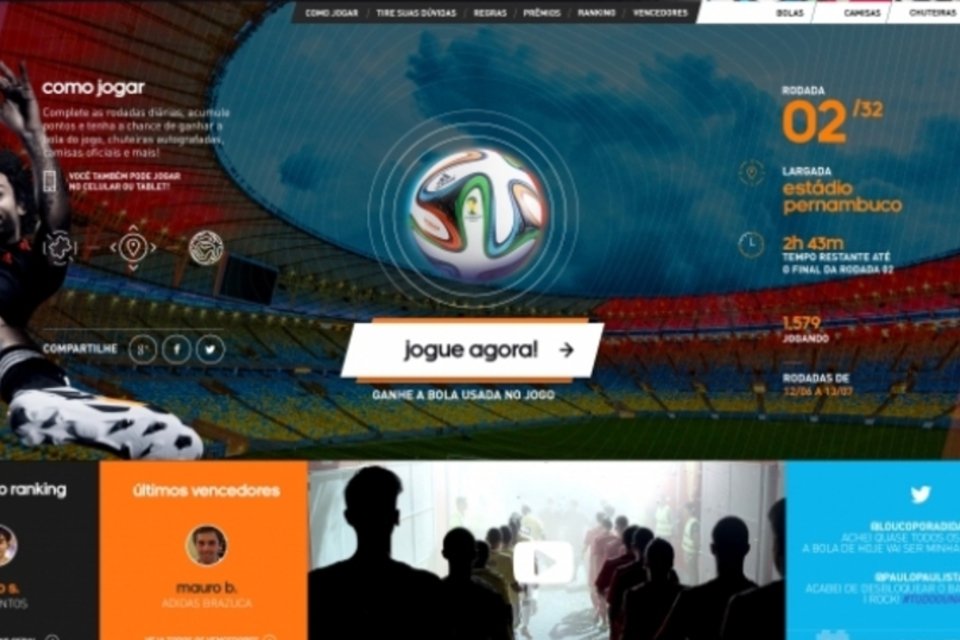 Google e Adidas lançam game interativo durante a Copa