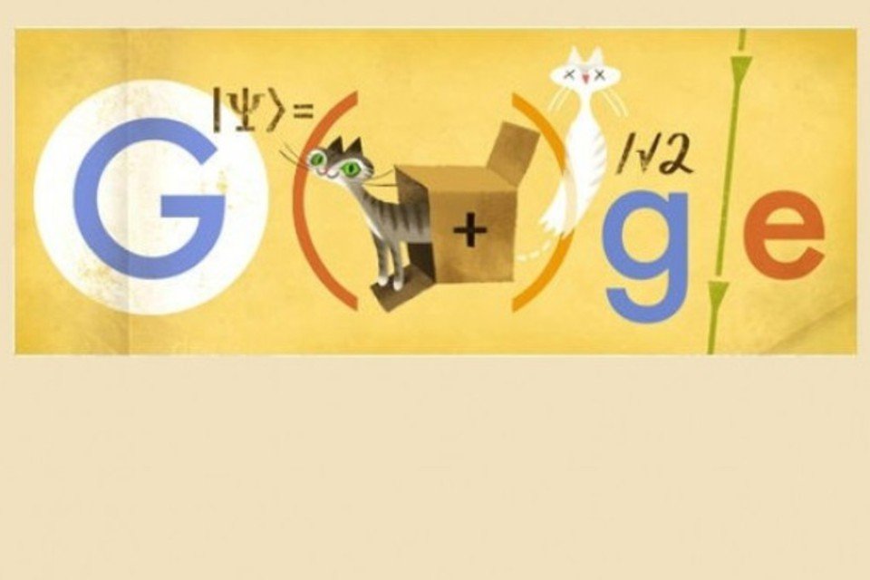 Google comemora o 126º aniversário de Erwin Schrödinger