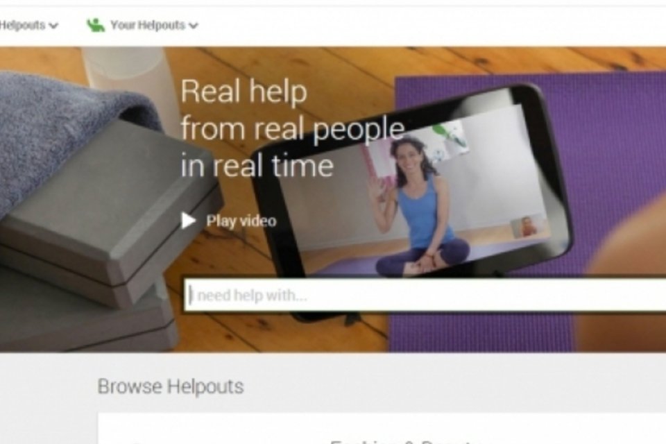 Serviço Google Helpouts resolverá dúvidas dos usuários em tempo real