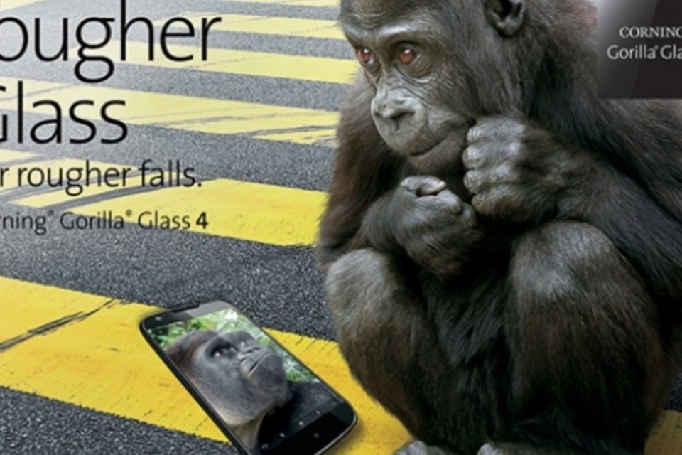 Nova versão do Gorilla Glass promete ser quase à prova de queda