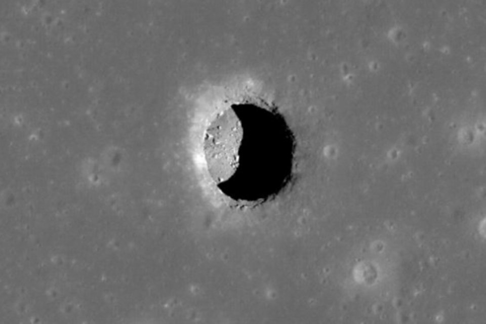 Nasa acha cavernas na Lua que poderão ser abrigo para astronautas